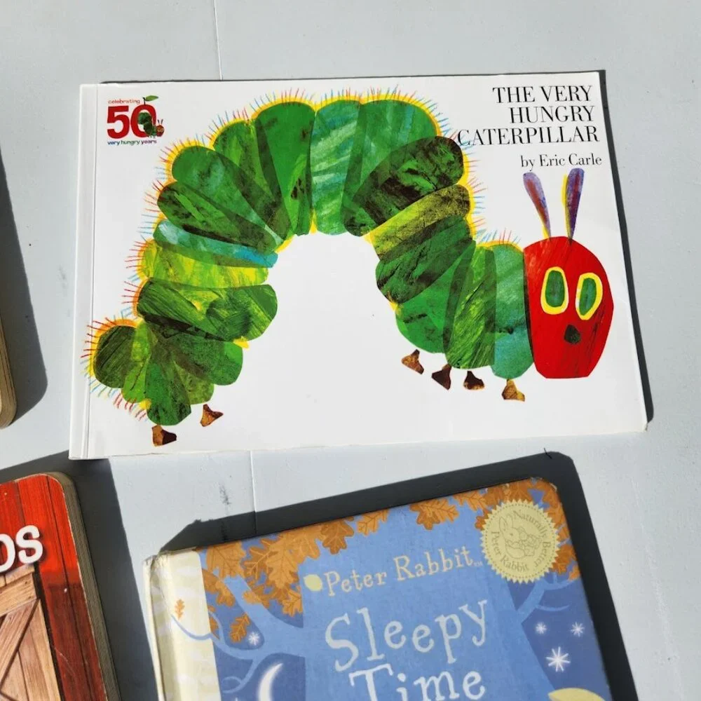 9 Baby Toddler books book bundle Lot Set Very Hungry Caterpillar Animals Dog Pup